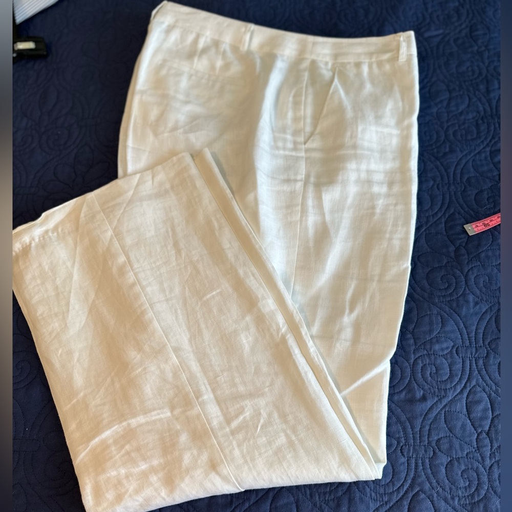 Talbots Windsor Linen Slacks